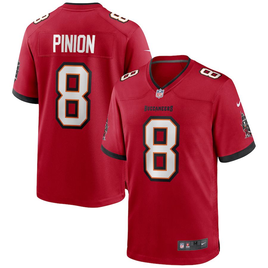 Men Tampa Bay Buccaneers 8 Bradley Pinion Nike Red Game NFL Jersey